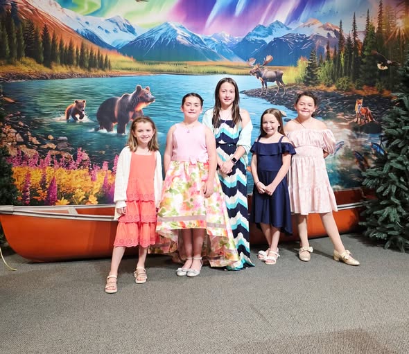 Children participating in church programs